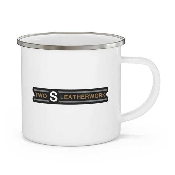 Two S Leatherwork Enamel Camping Mug