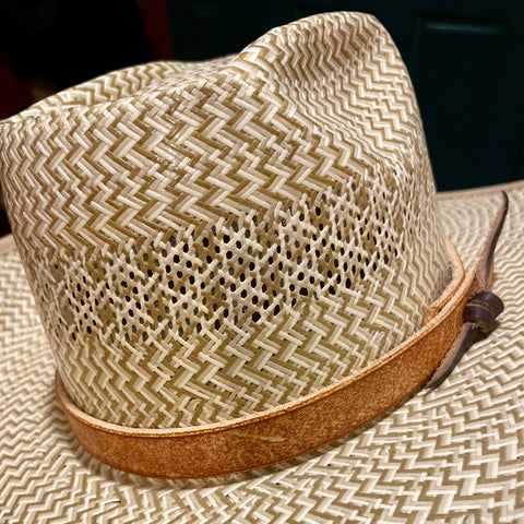 Distressed Double Overhand Knot Hat Band