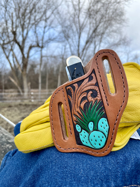 Cactus Trapper Style Pancake Knife Sheath