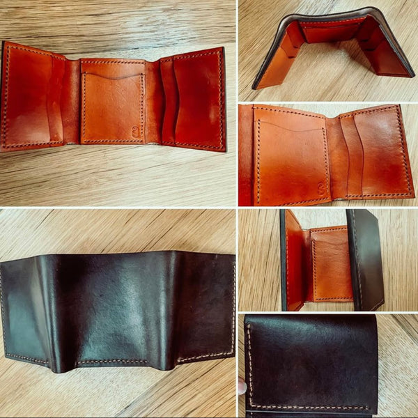 Two Tone Trifold Wallet