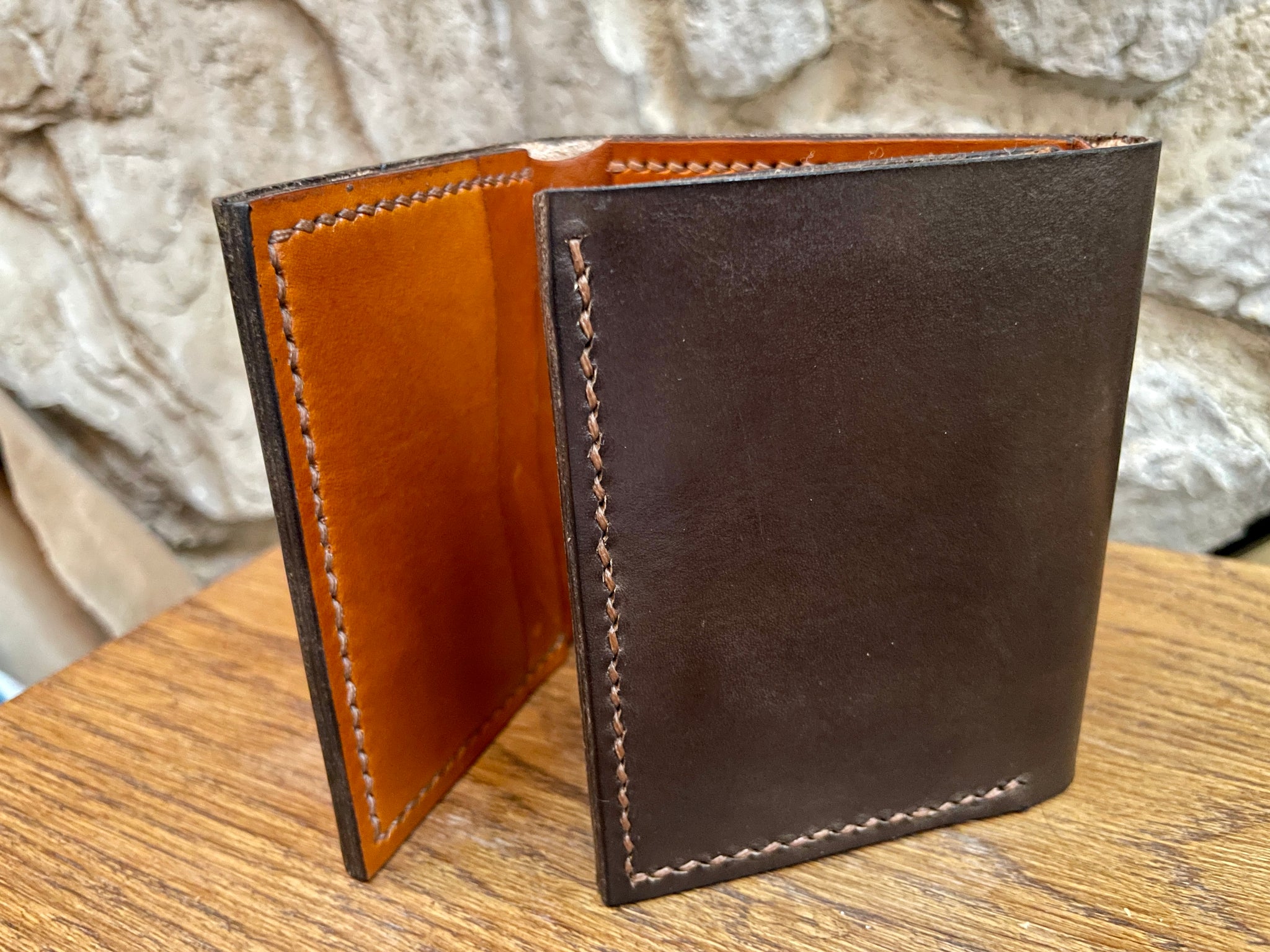 Two Tone Trifold Wallet